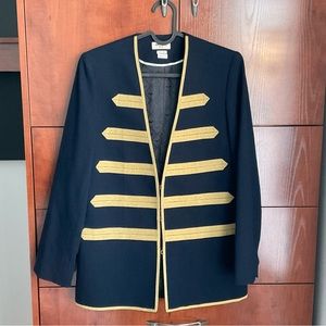 Zadig & Voltaire Navy and Gold Blazer